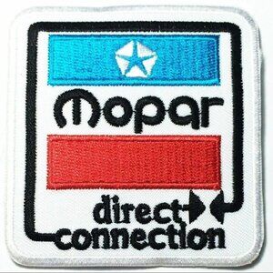 MOPAR Chrysler Racing Champion IRON ON QUALITY PATCHE SHIPPING Est. 3"X2"